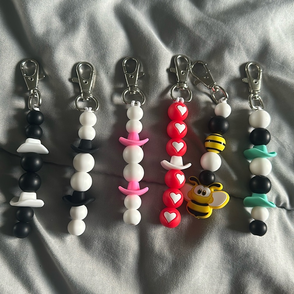 Silicone keychains